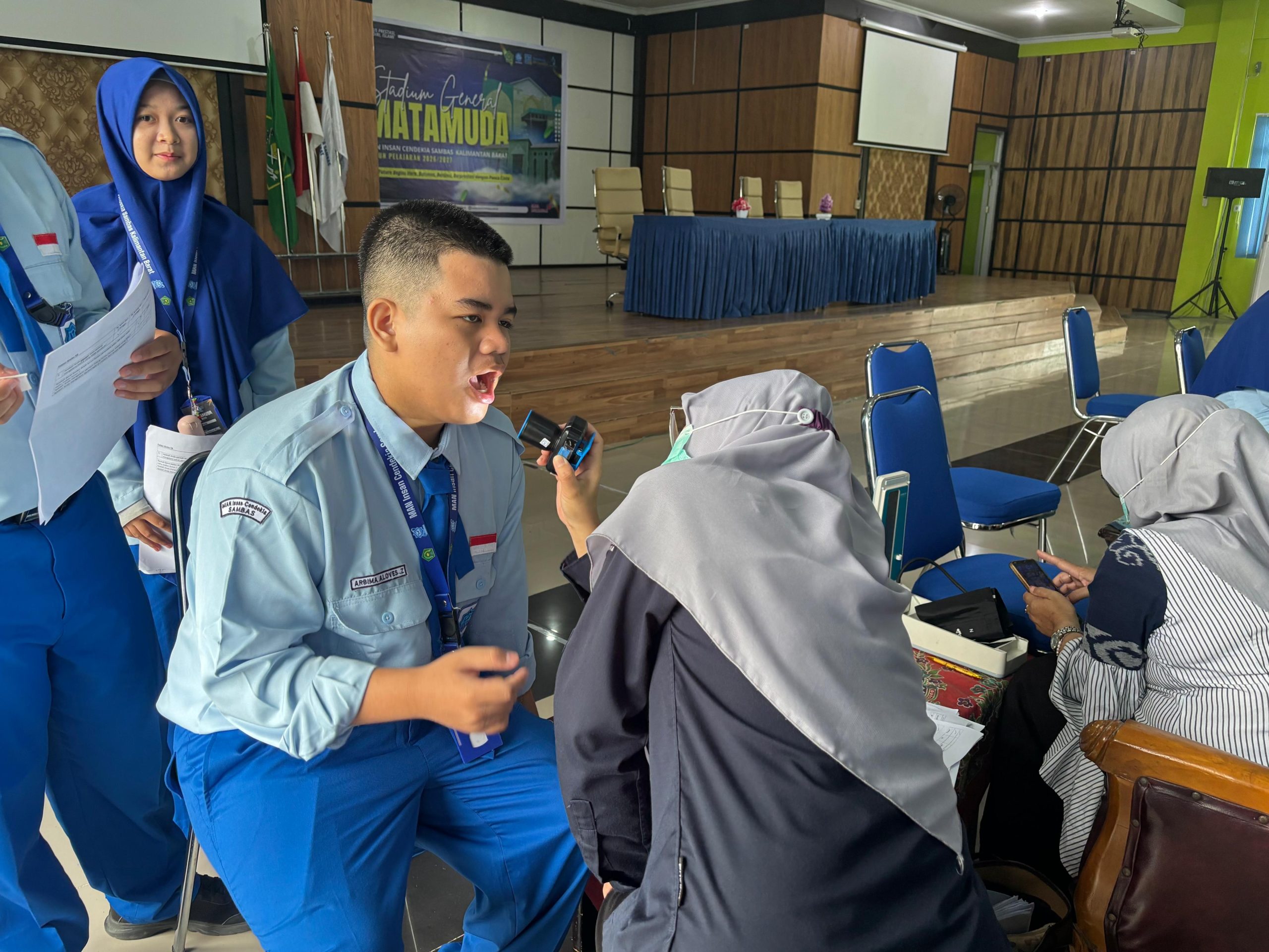 MATAMUDA 2026 : Puskesmas Terigas Gelar Skrining Kesehatan Murid MAN IC Sambas